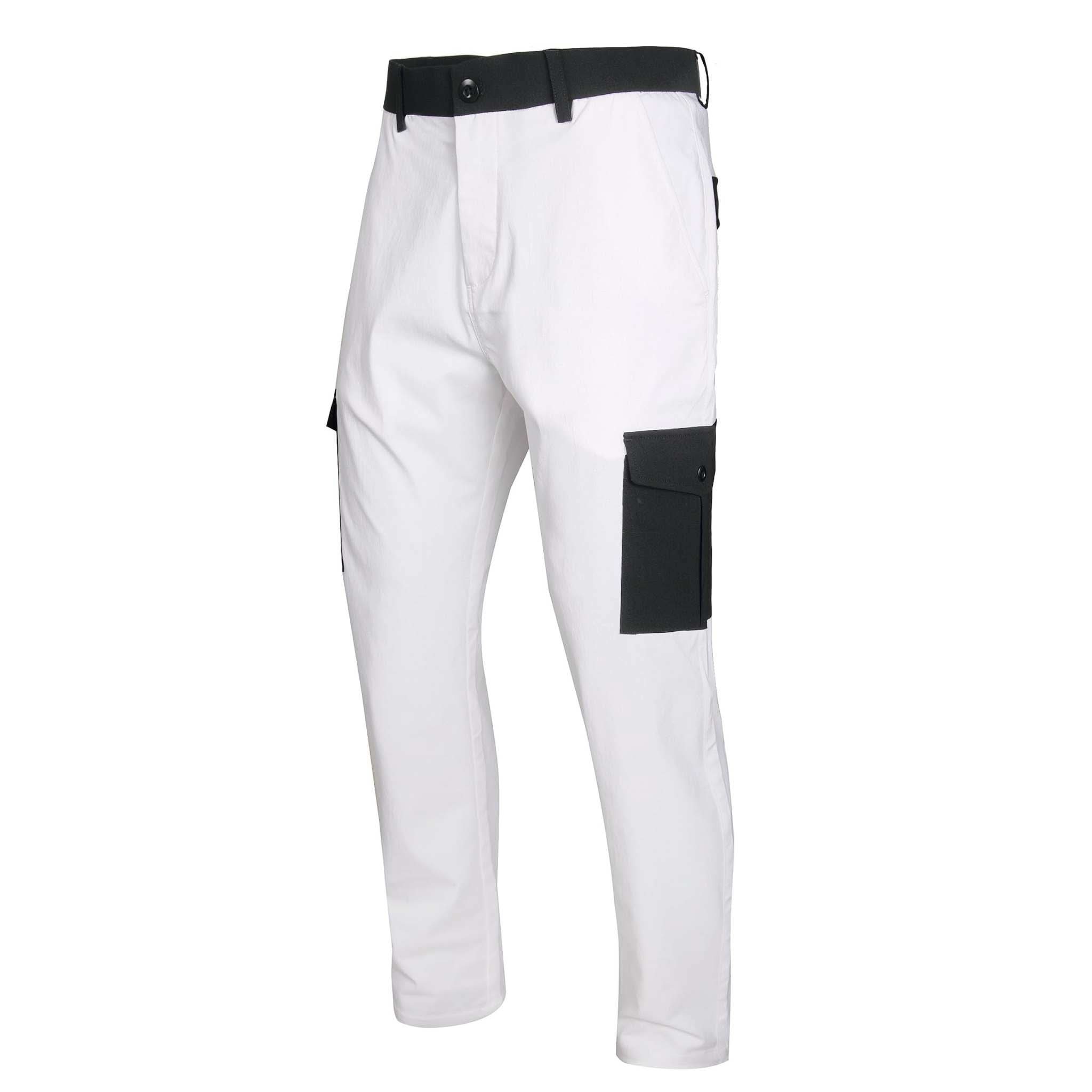 Mens high-stretch cargo pants with multiple pockets for comfort and flexibility