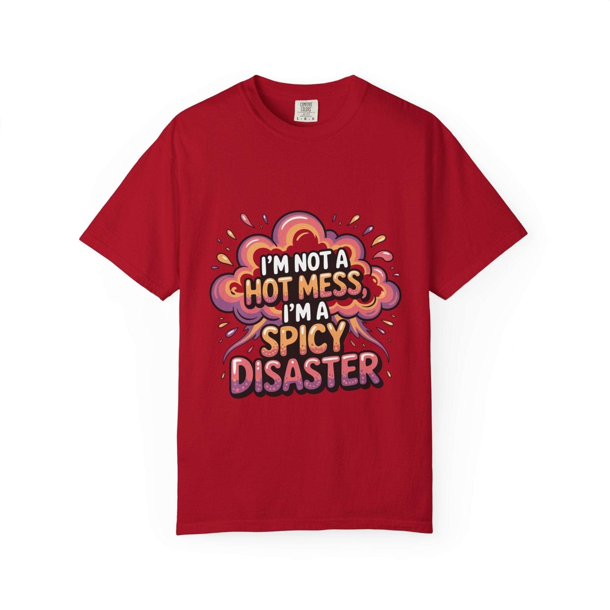 Graphic Tee - Spicy Disaster Unisex Garment-Dyed T-shirt