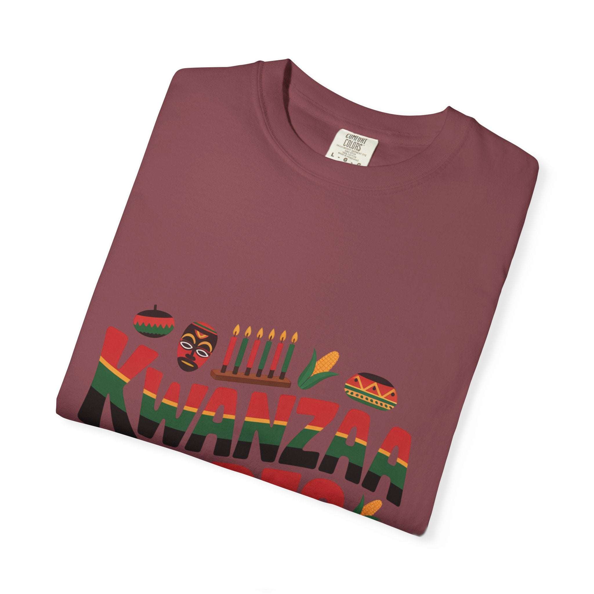 Garment-Dyed T-shirt: Kwanzaa Vibes