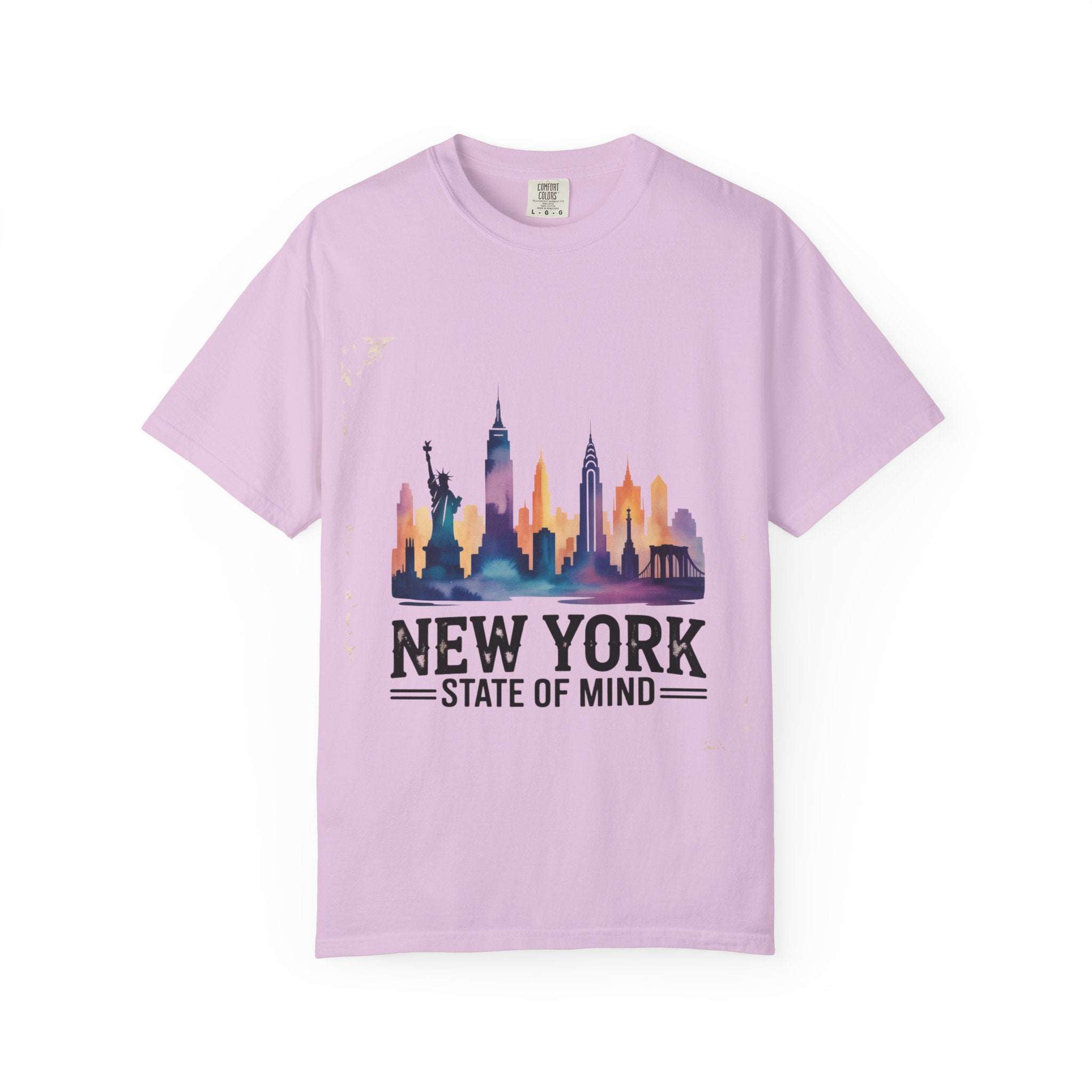 Garment-Dyed T-shirt - New York State of Mind Design