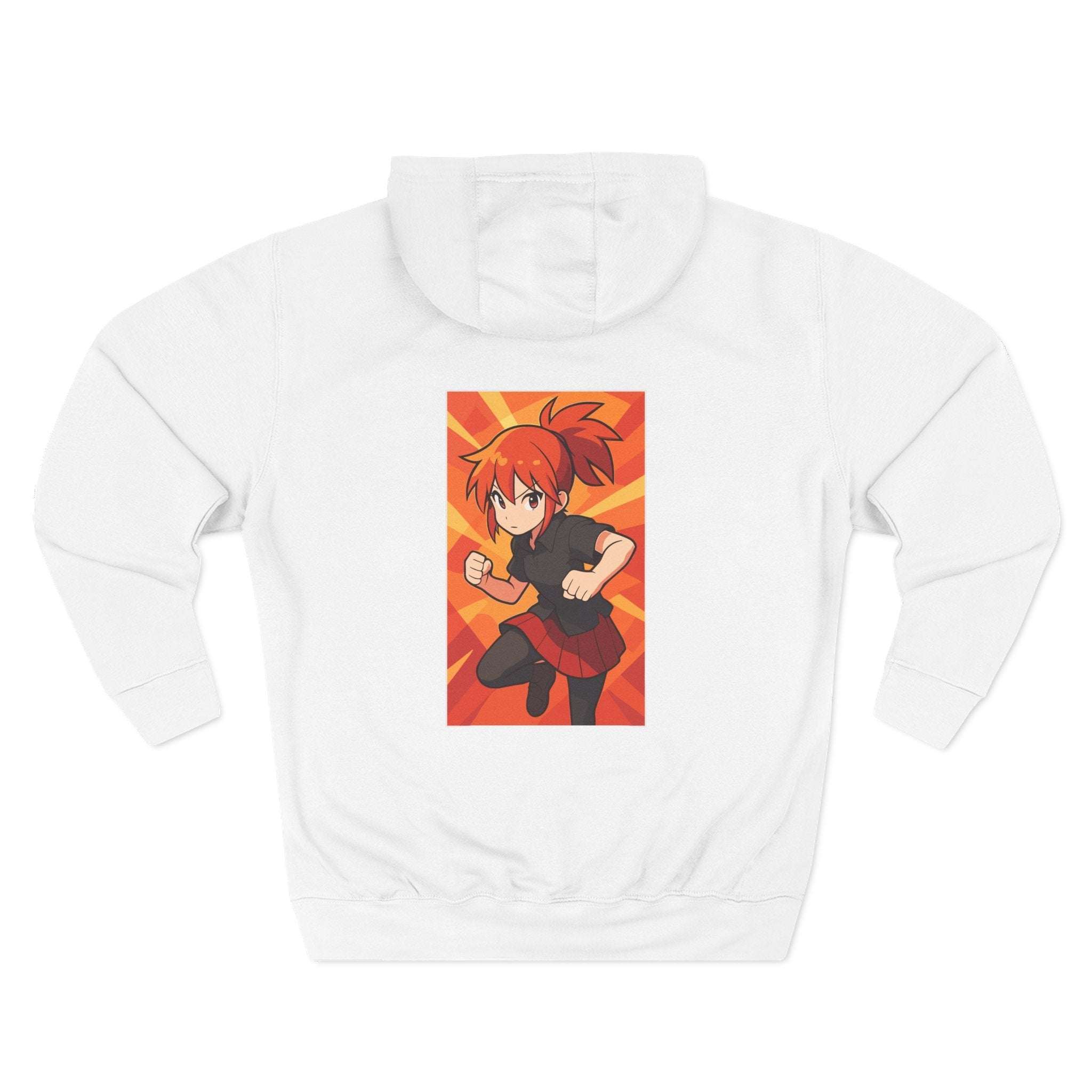 Fleece Hoodie Anime Power Girl
