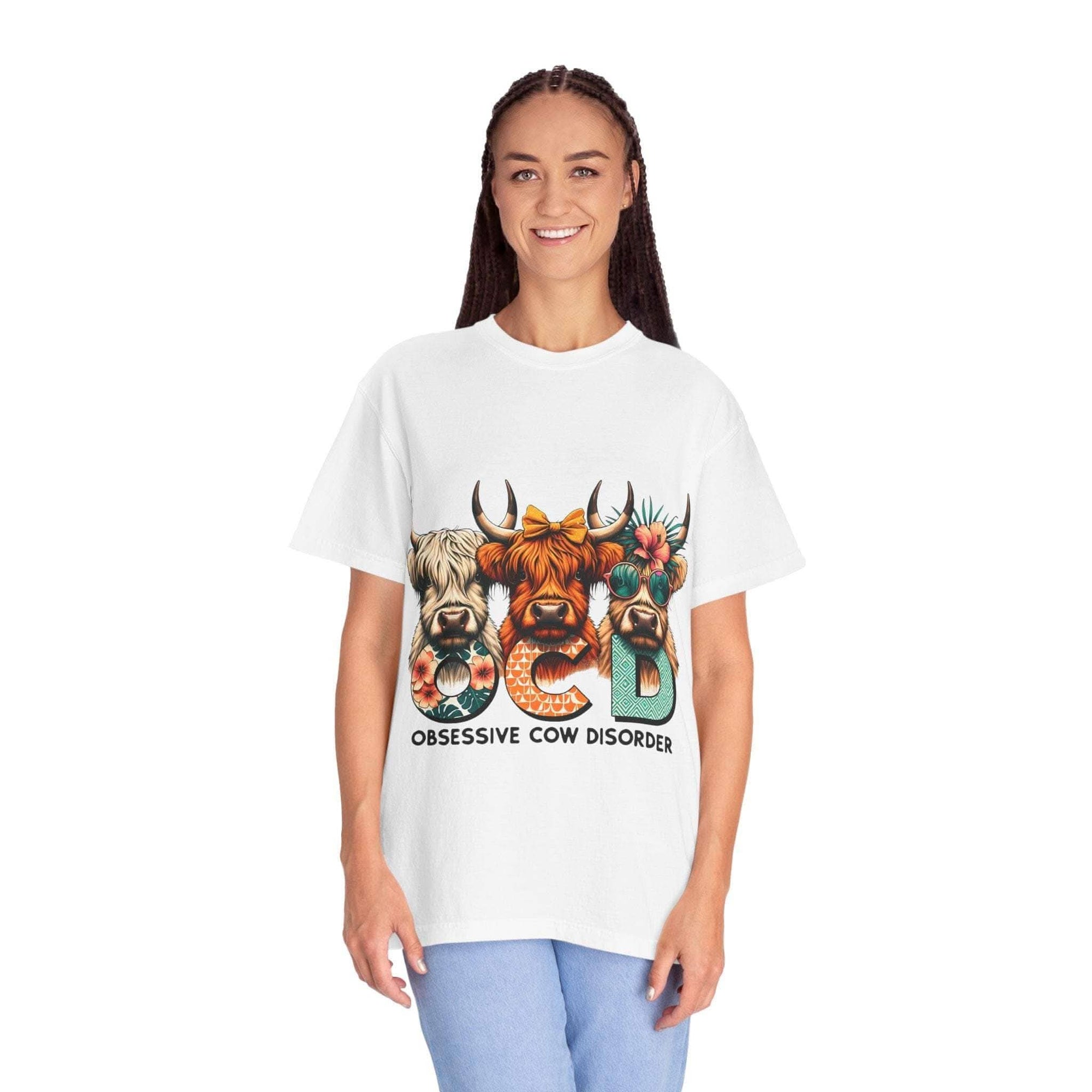 Funny OCD Obsessive Cow Disorder T-shirt