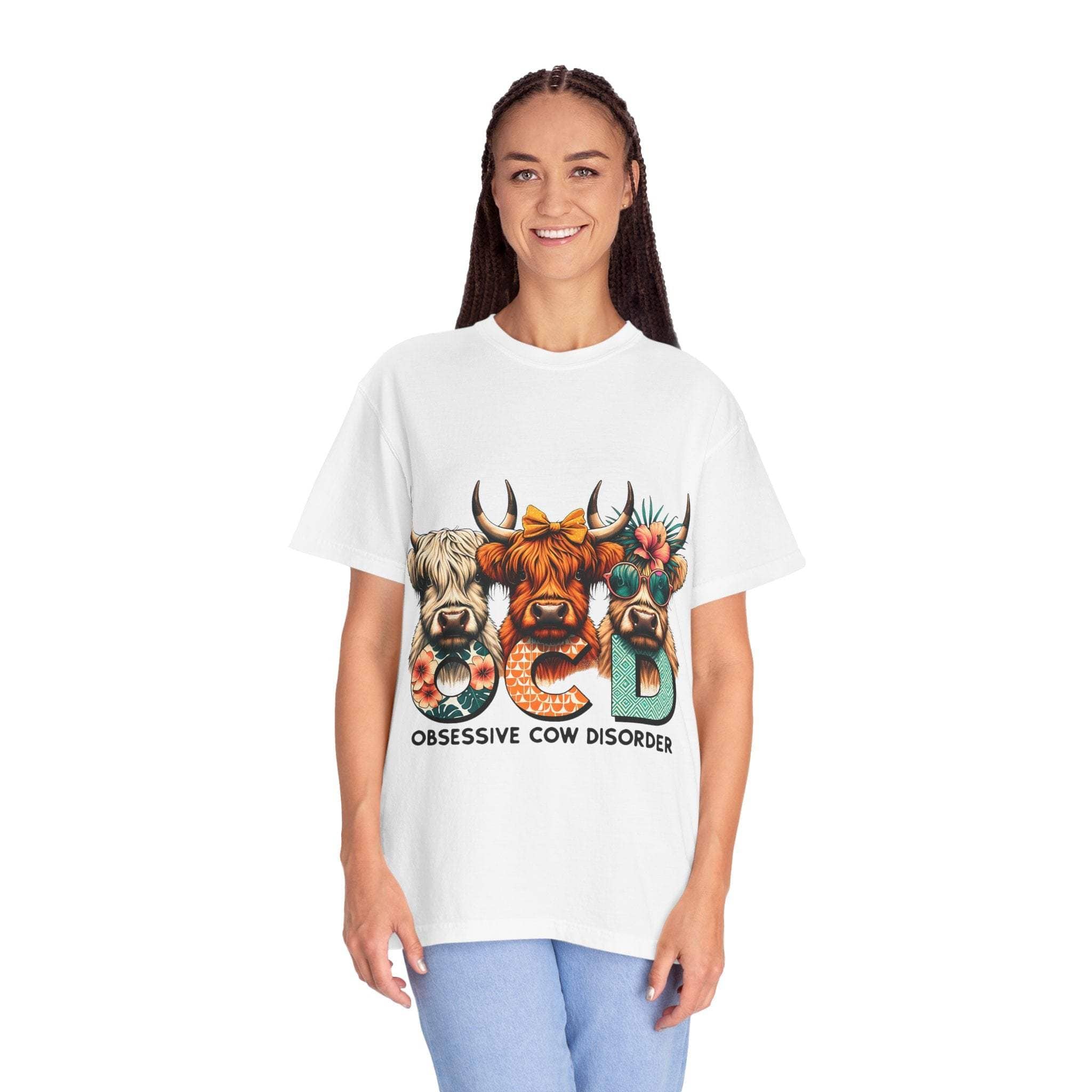Funny OCD Obsessive Cow Disorder T-shirt