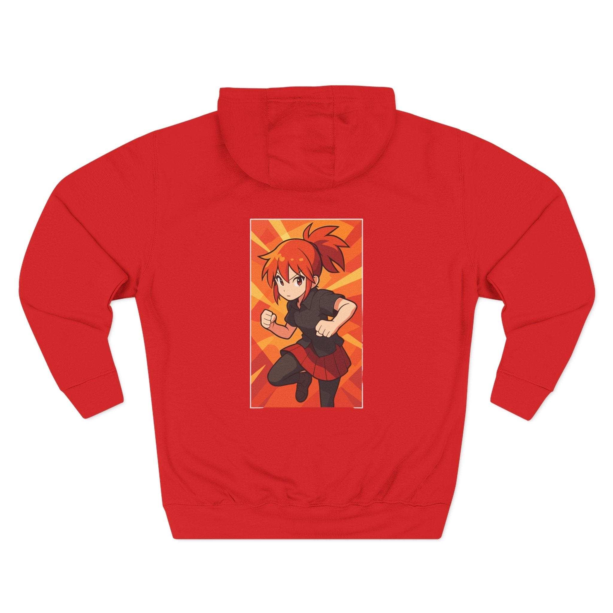 Fleece Hoodie Anime Power Girl