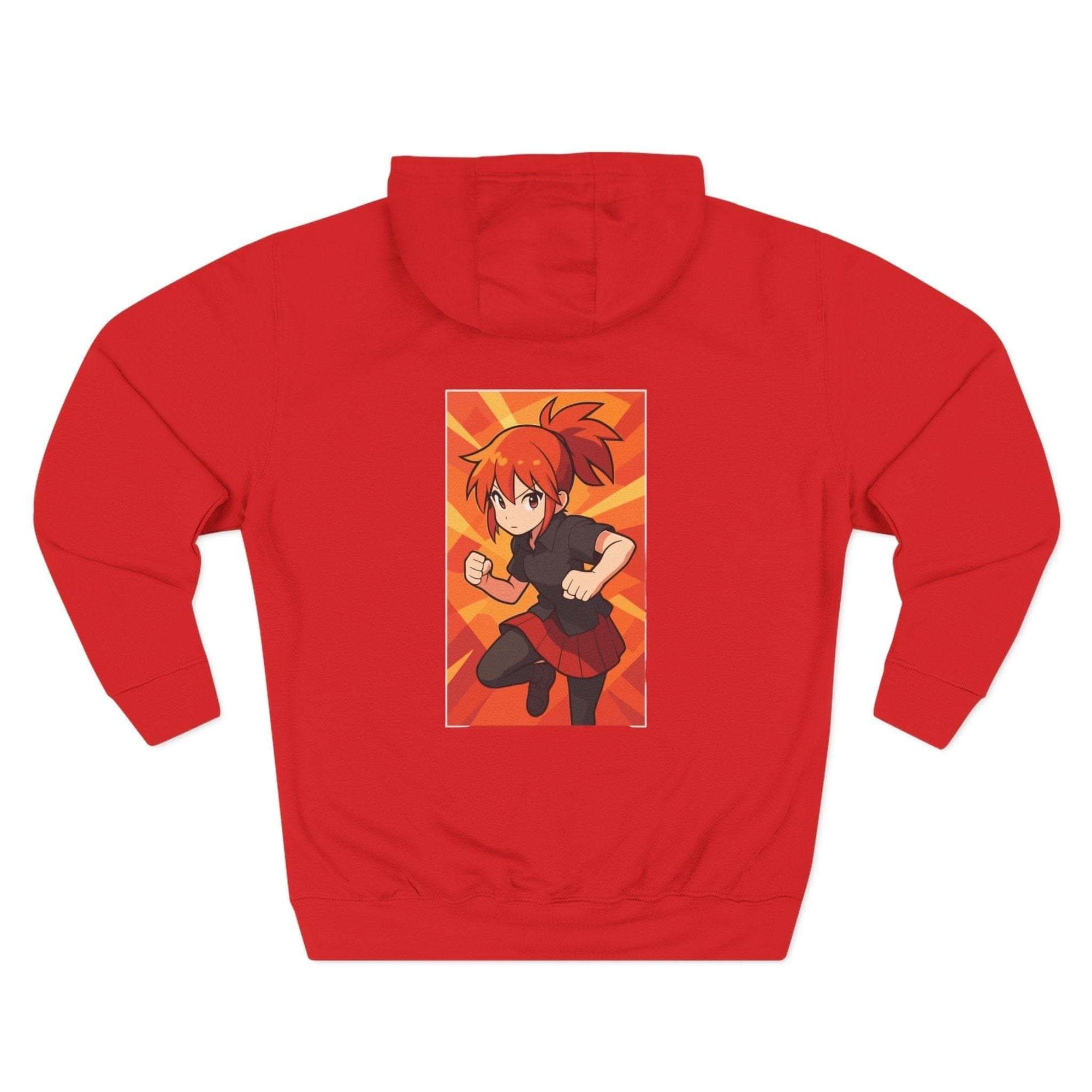 Fleece Hoodie Anime Power Girl