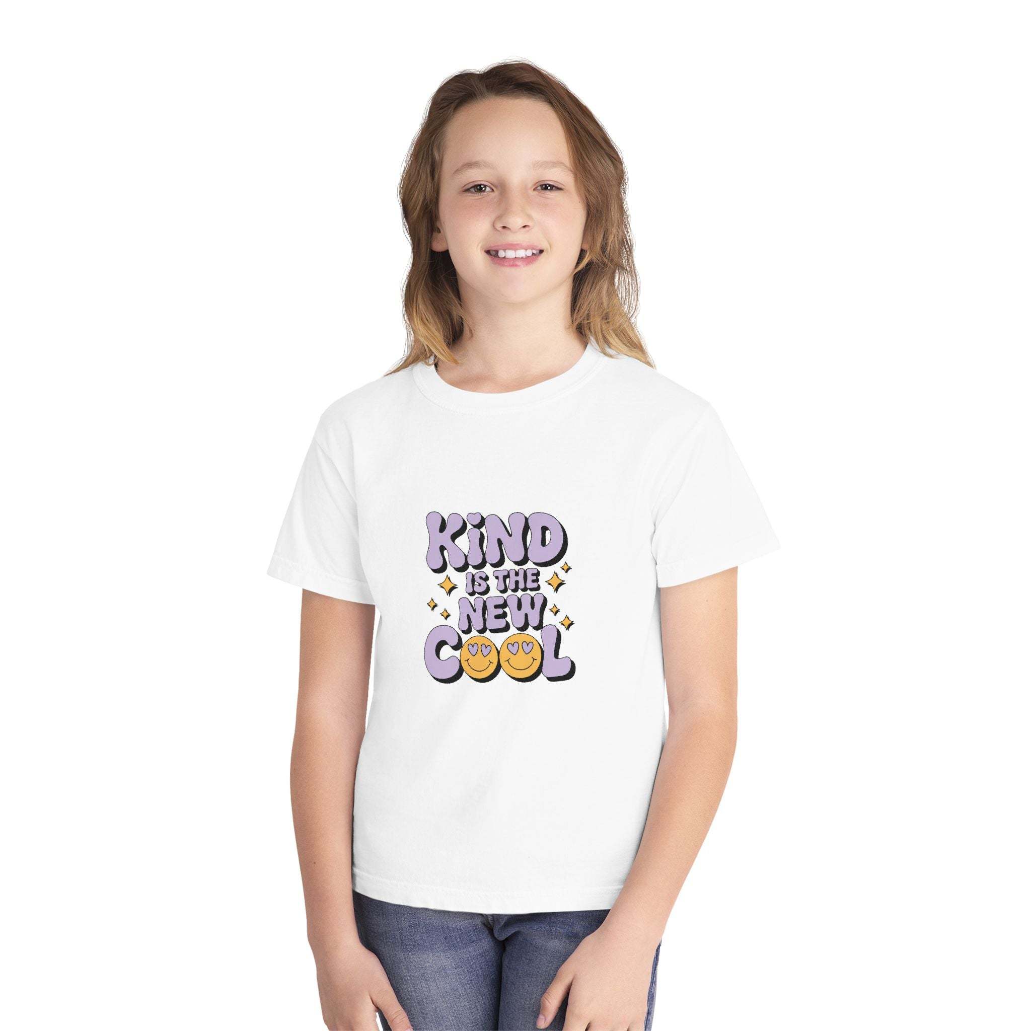 Youth Tee - Kind is the New Cool | Cozy & Comfortable Casual T-Shirt