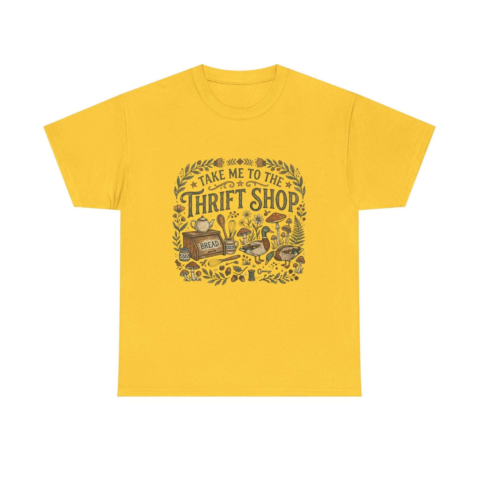 Take Me to the Thrift Shop Vintage Illustration T-Shirt