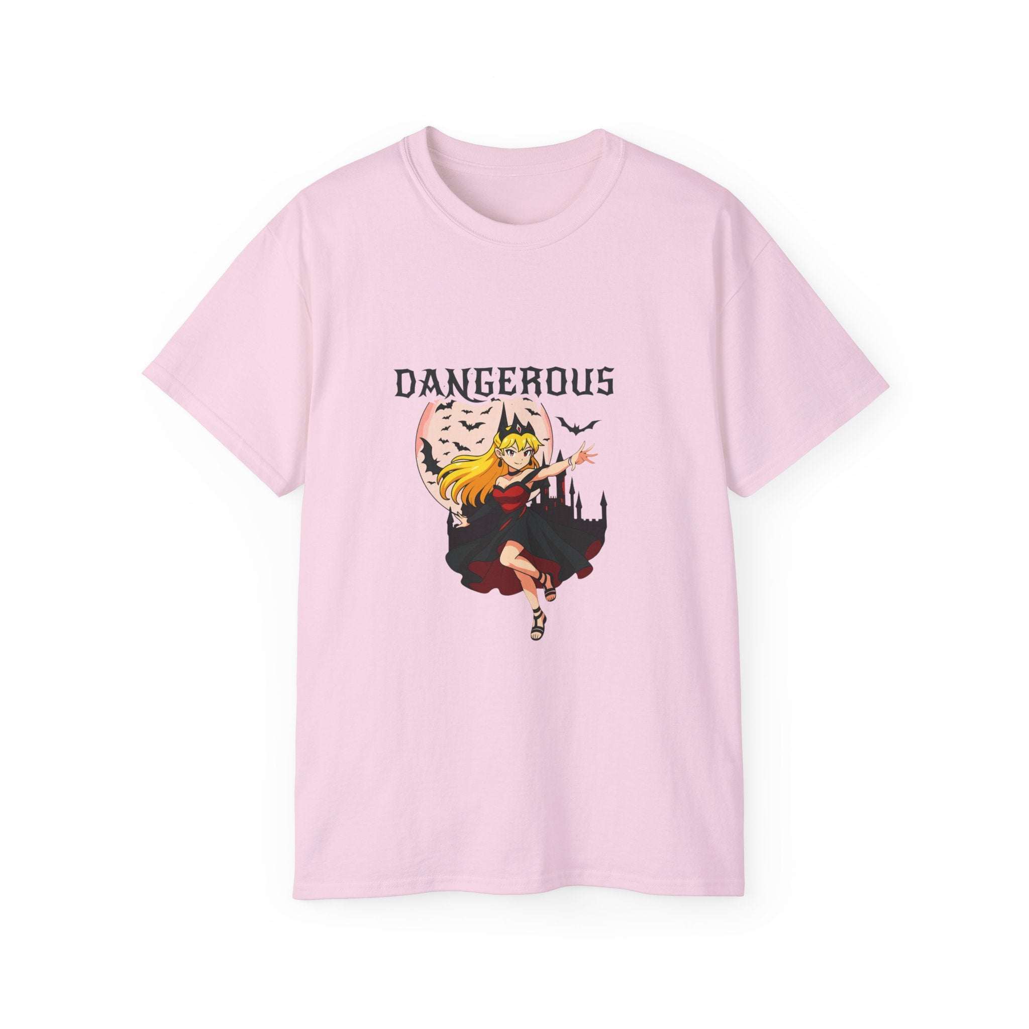 T-Shirt - Anime Halloween Dangerous Girl Print