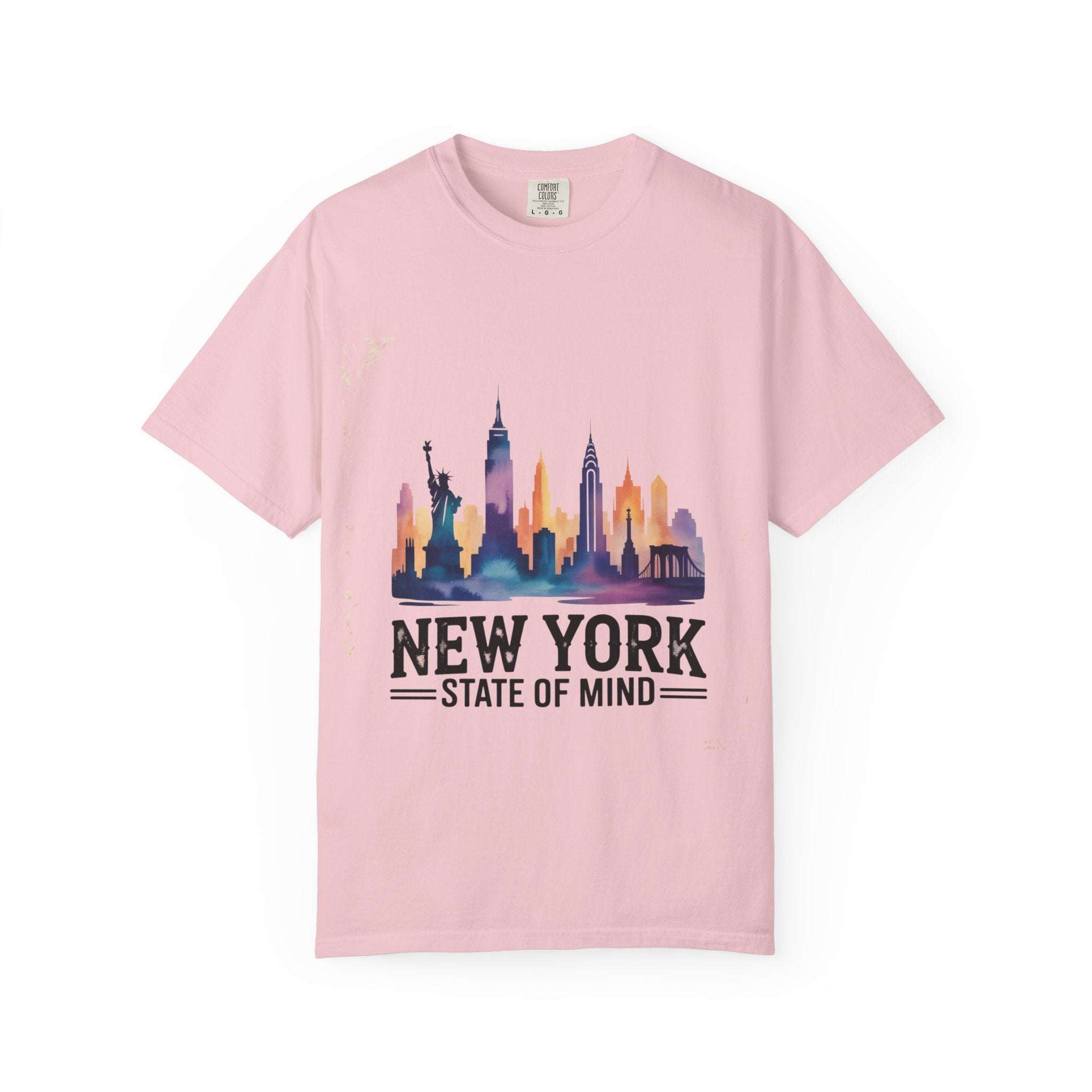 Garment-Dyed T-shirt - New York State of Mind Design