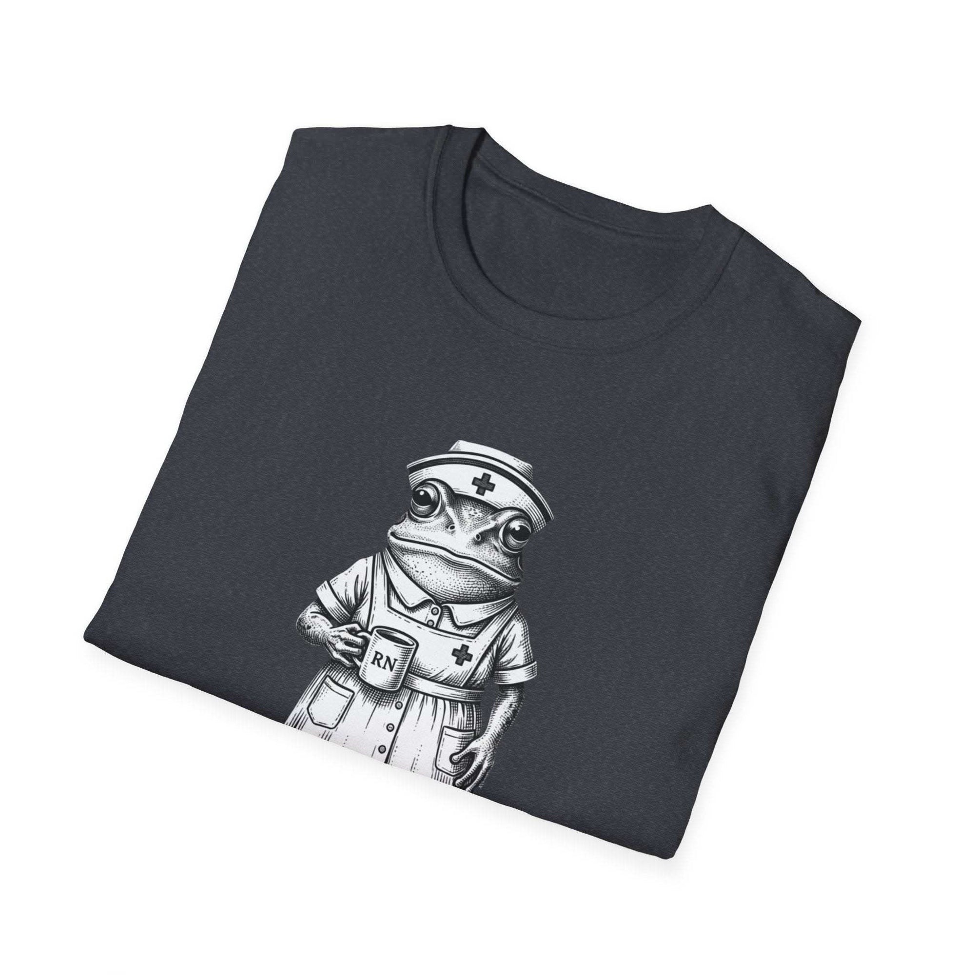 Creepy Nurse Illustration I Have To Ask Weird Stuff Or You Will Die T-Shirt