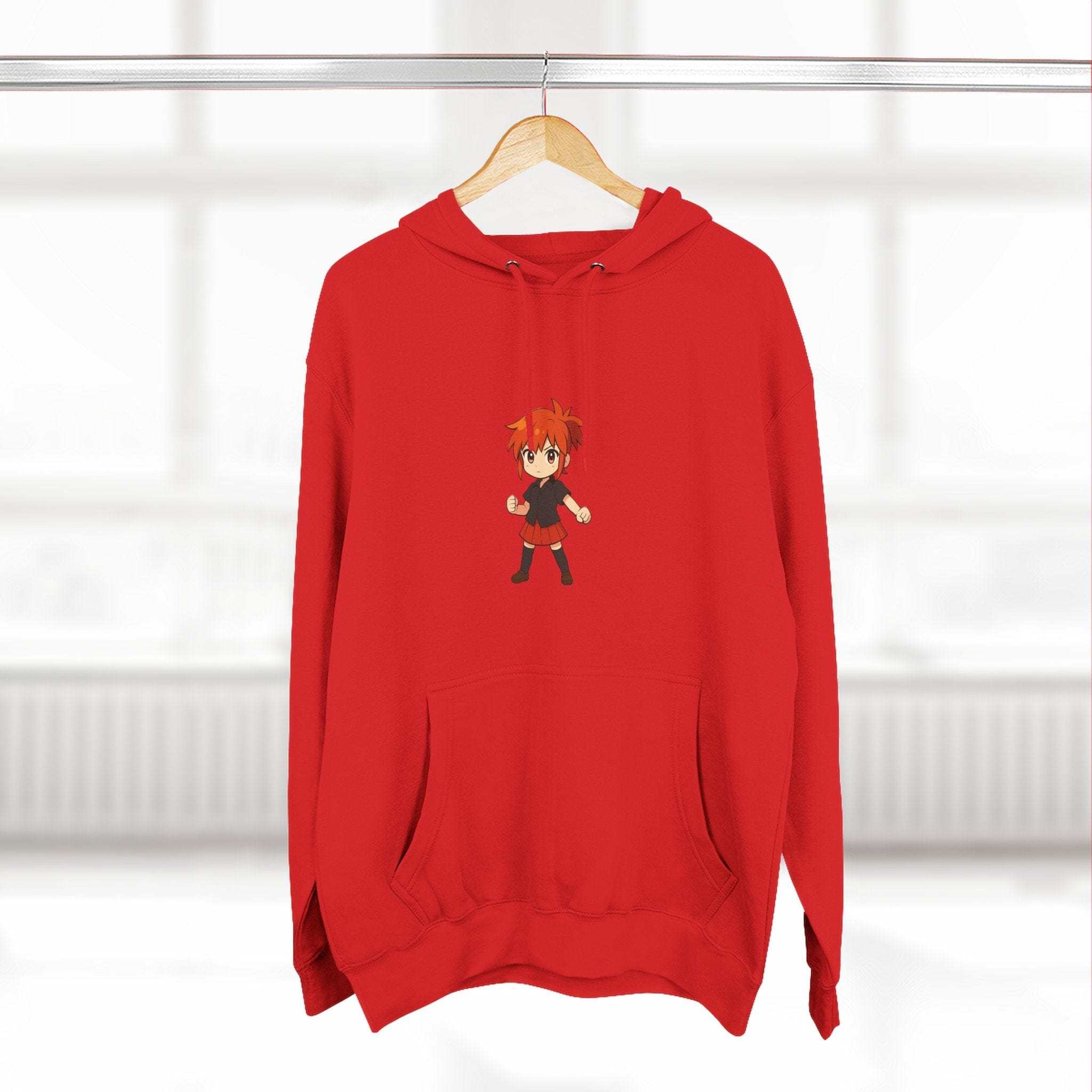 Fleece Hoodie Anime Power Girl