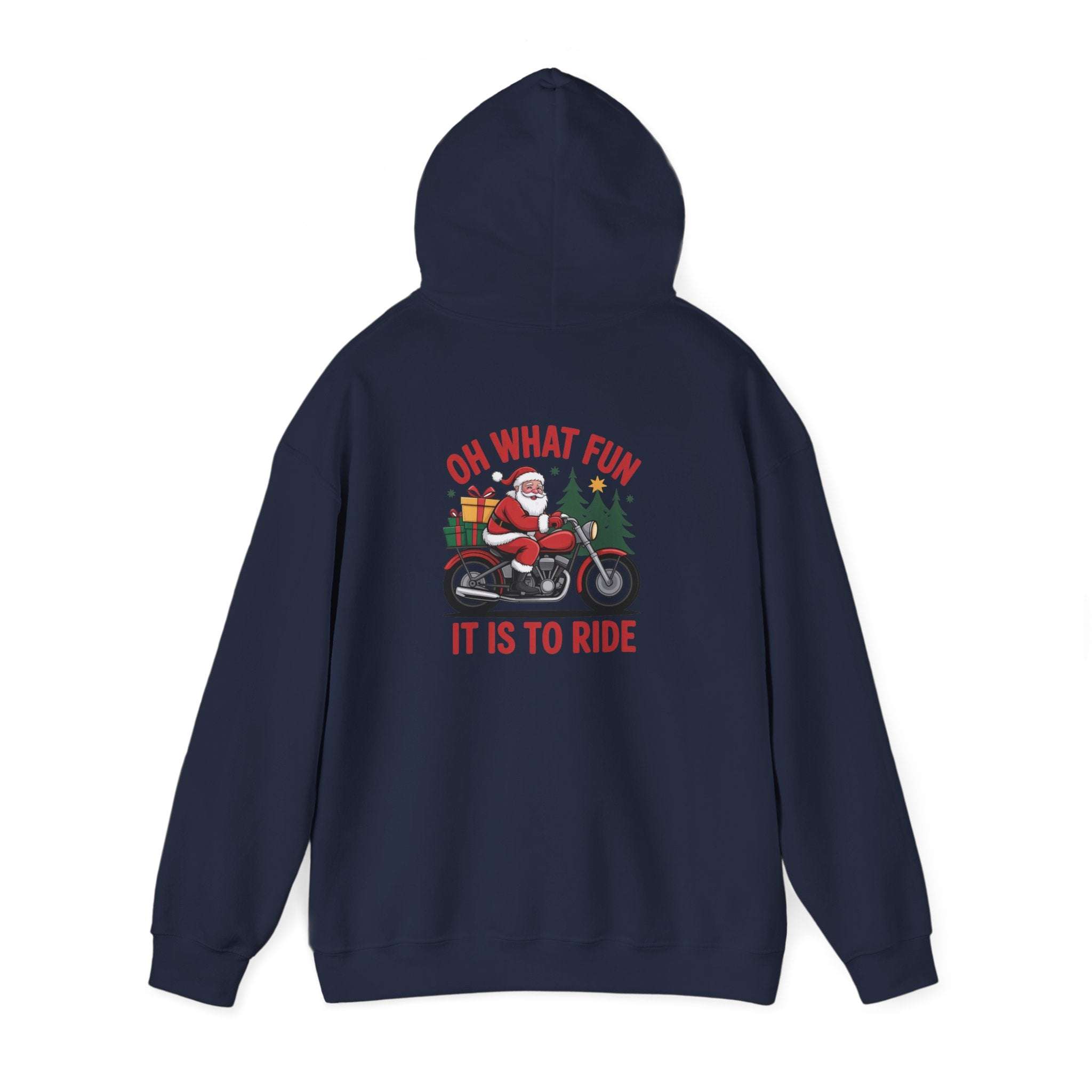 Santa Motorcycle Hoodie
