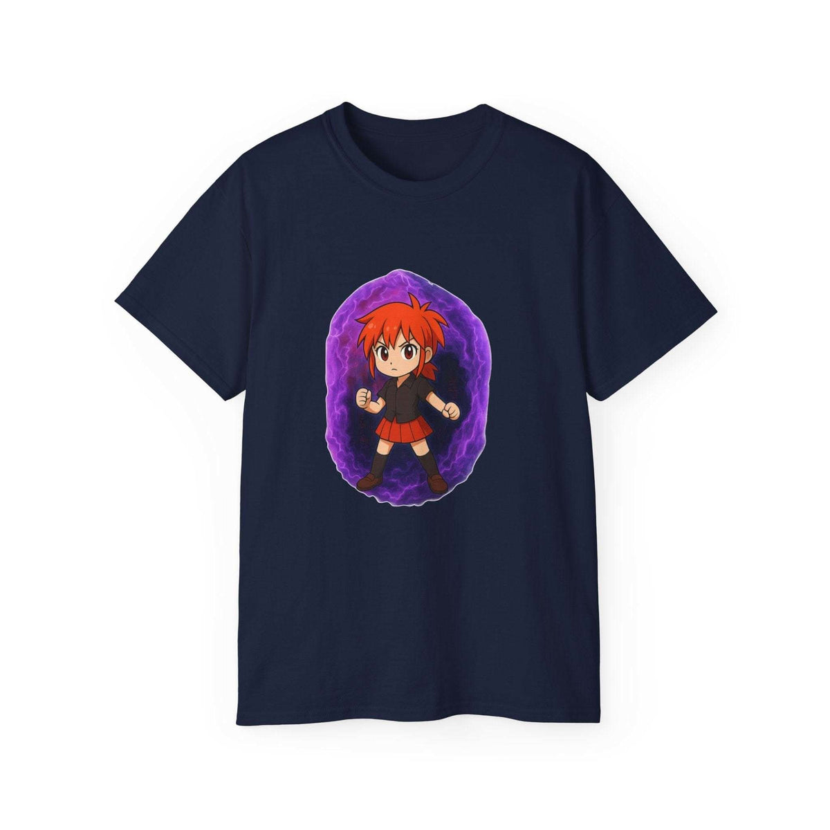 Anime Purple Power Girl Unisex T-shirt