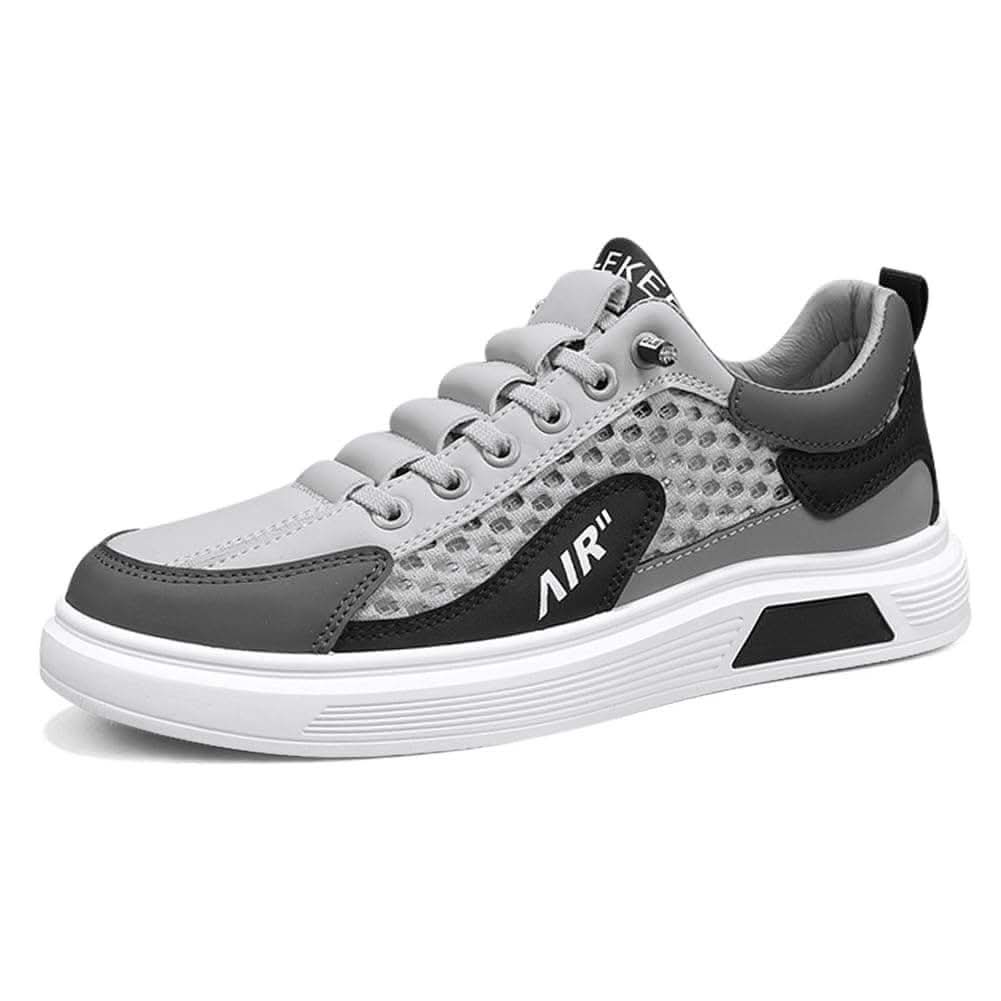 Mens athletic trail sneakers with 2 cm padding and 4 cm heel, ideal for running and fitness.