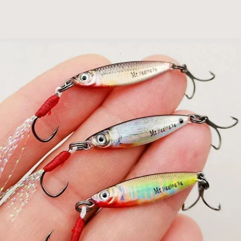 Micro Sized Iron Plate Bait - Mini VIB Lure for Fishing 1.5/3/5g bait