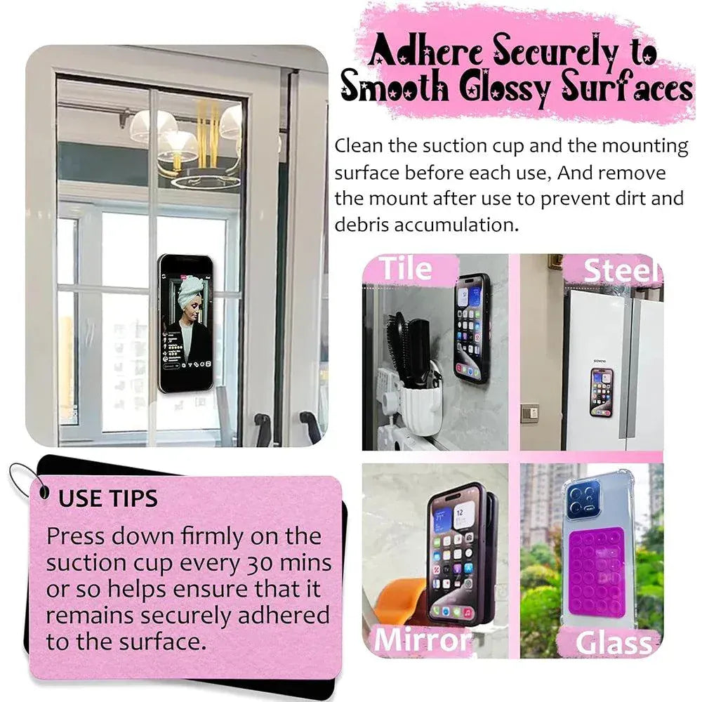 Silicone Suction Phone Case Mount