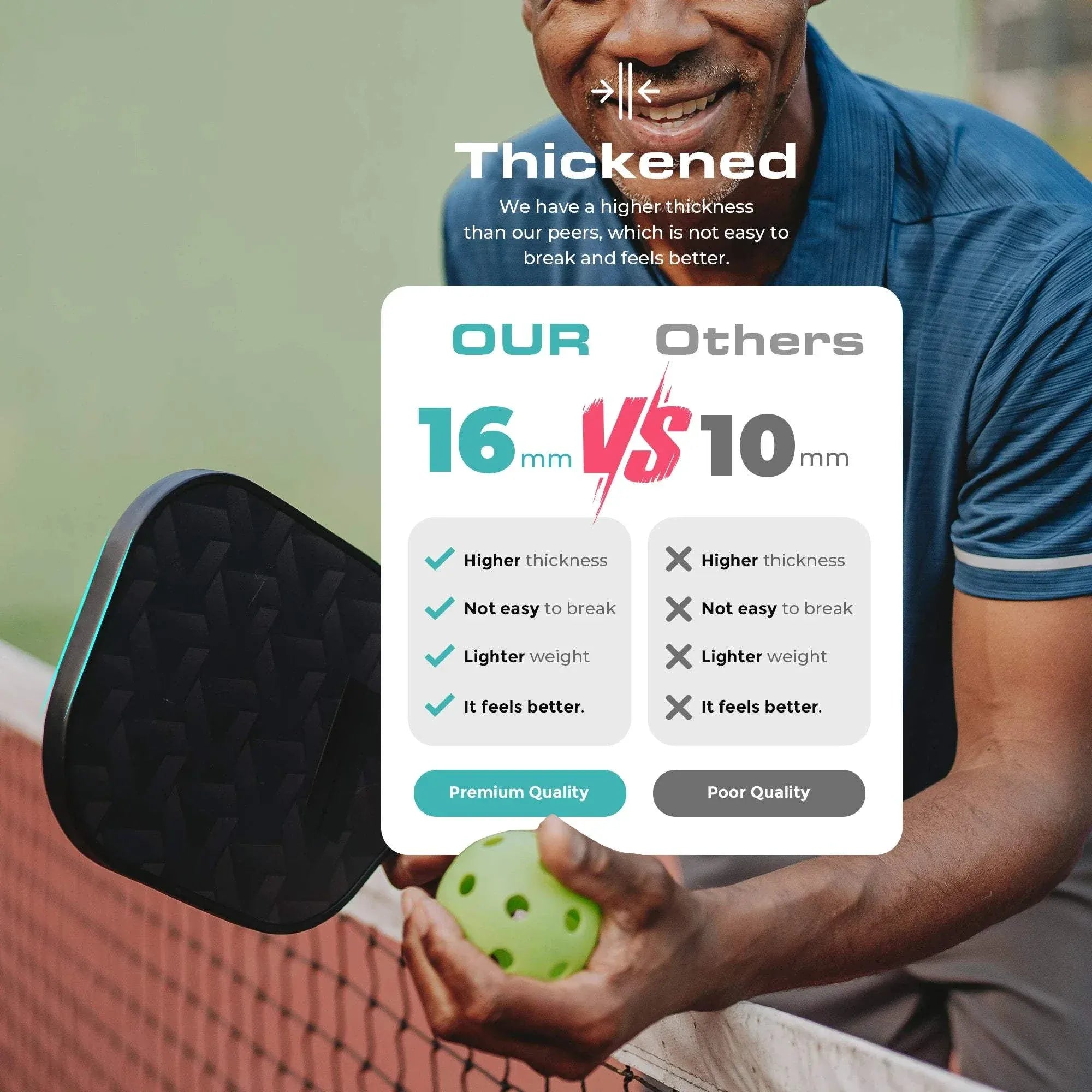 Tiger Zebra Style USAPA Pickleball Paddle Fiberglass Surface With High Grit & Spin Unibody Edgeless Sport Racquet Pickleball