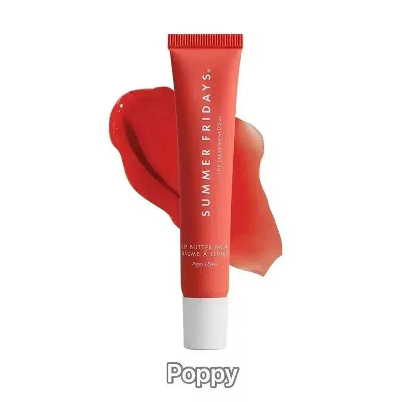 Hydrating Summer Fridays Lip Balm Gloss with vanilla scent and glossy finish
