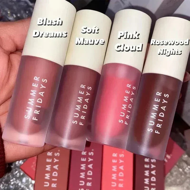 Hydrating Vanilla Summer Fridays Lip Balm Gloss with moisturizing, glossy finish