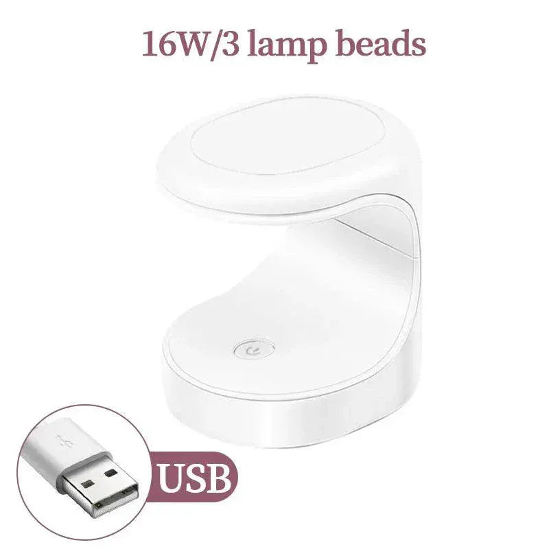 54W USB UV LED nail gel lamp with automatic sensor and compact design