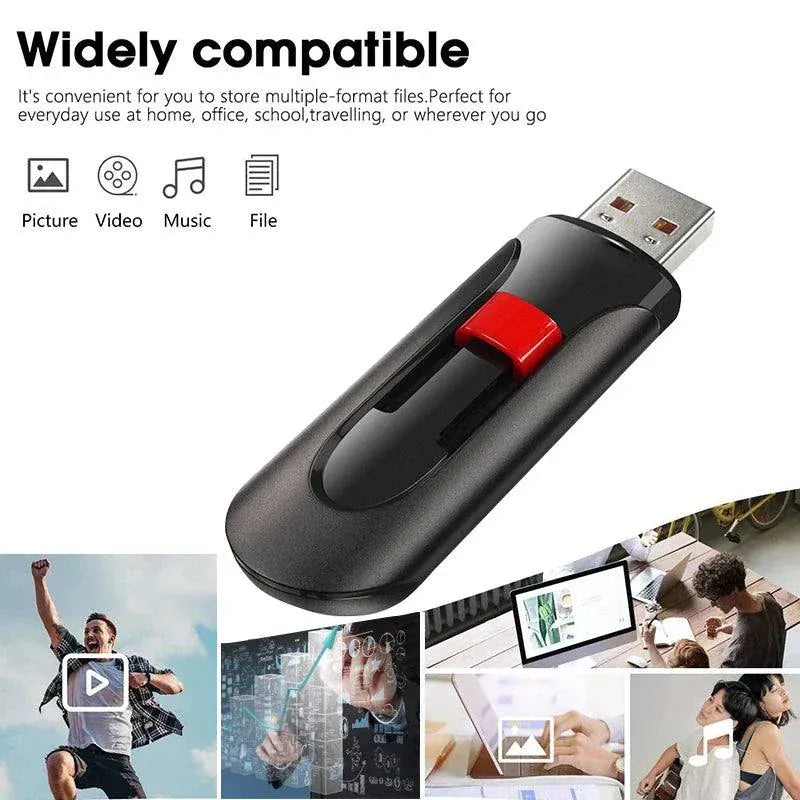 High-speed USB Flash Drive from Teninoventures with multiple storage capacities, compact design, and fast data transfer.