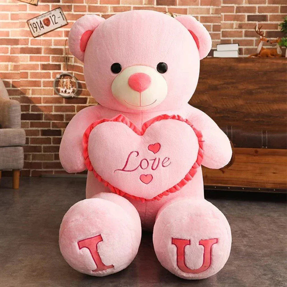 Valentine Day Gift: 80/100Cm Big LOVE Plush Toy Bear for lover Gifting