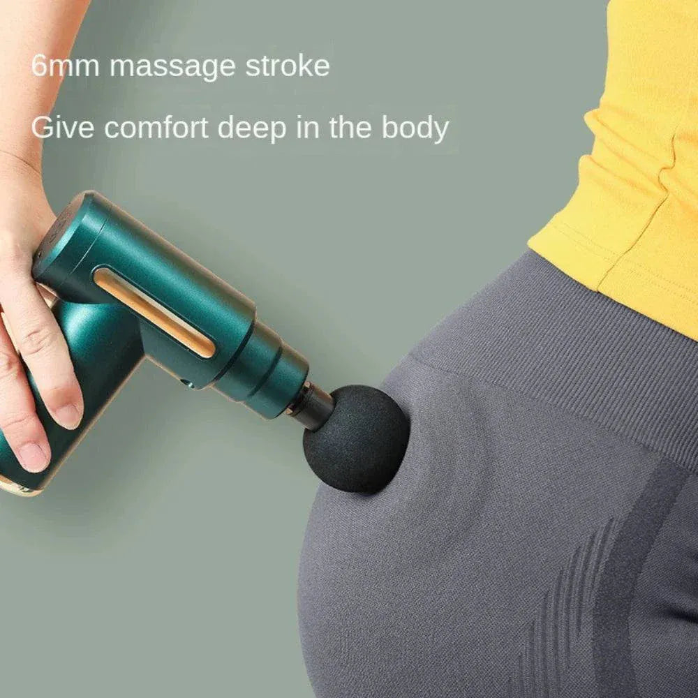 Multifunctional electric fascia gun massager for muscle relief and recovery