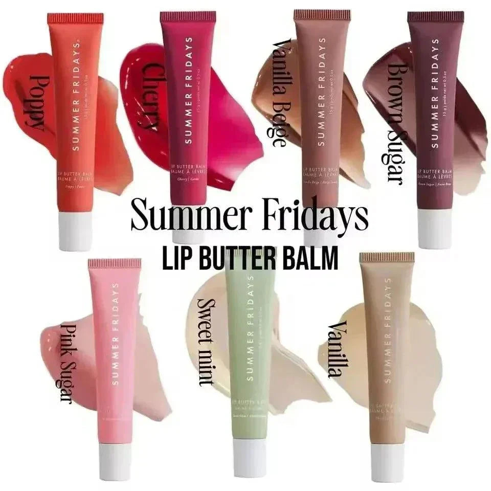 Hydrating Vanilla Summer Fridays Lip Balm Gloss with glossy finish and nourishing oils