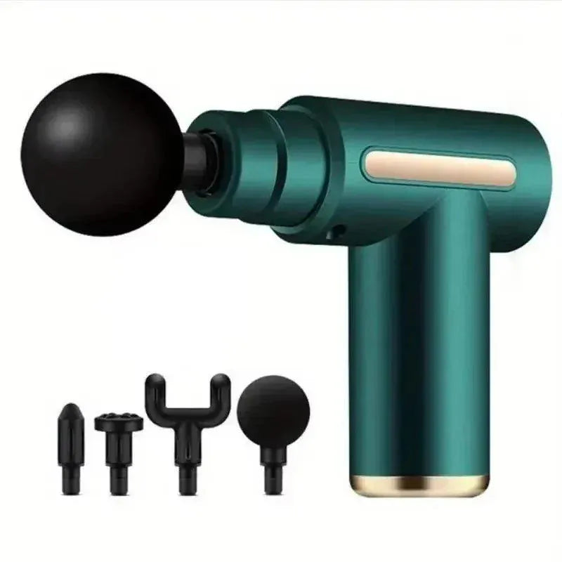Multifunctional electric fascia gun massager for muscle relief and recovery