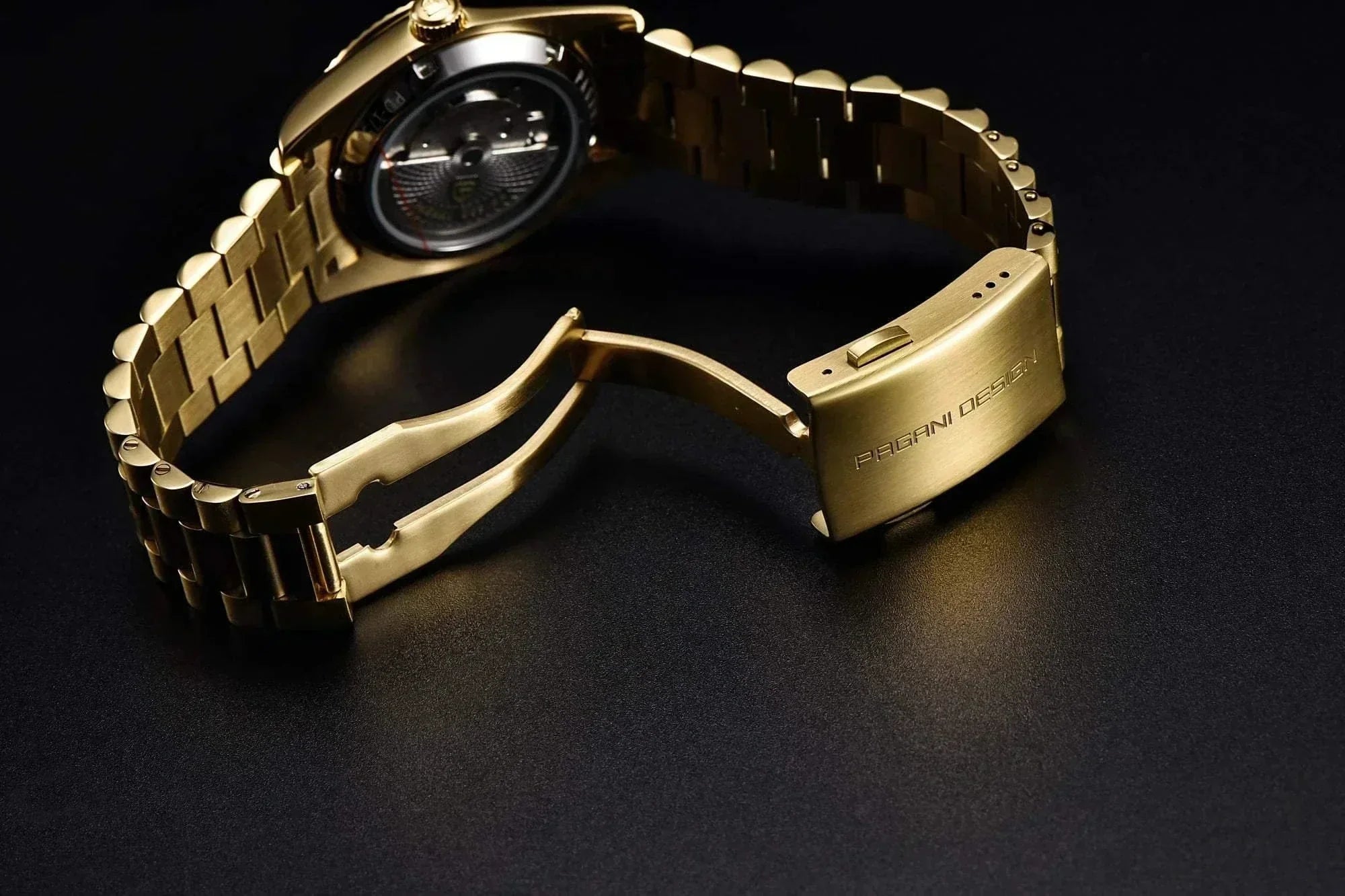 PAGANI DESIGN 36mm luxury automatic watch for men with sapphire glass and mechanical movement