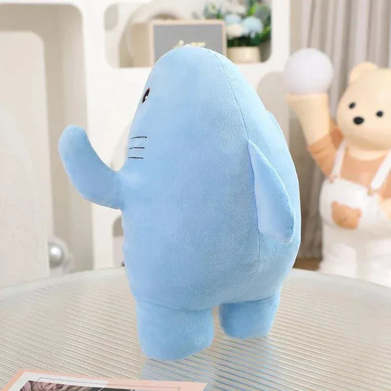 Muscle Shark Plush Toys- Soft 35cm Ocean Whale Stuffed Animal for Kids