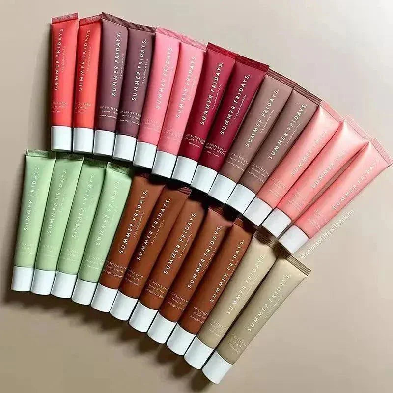 Hydrating Vanilla Summer Fridays Lip Balm Gloss with nourishing oils and glossy finish