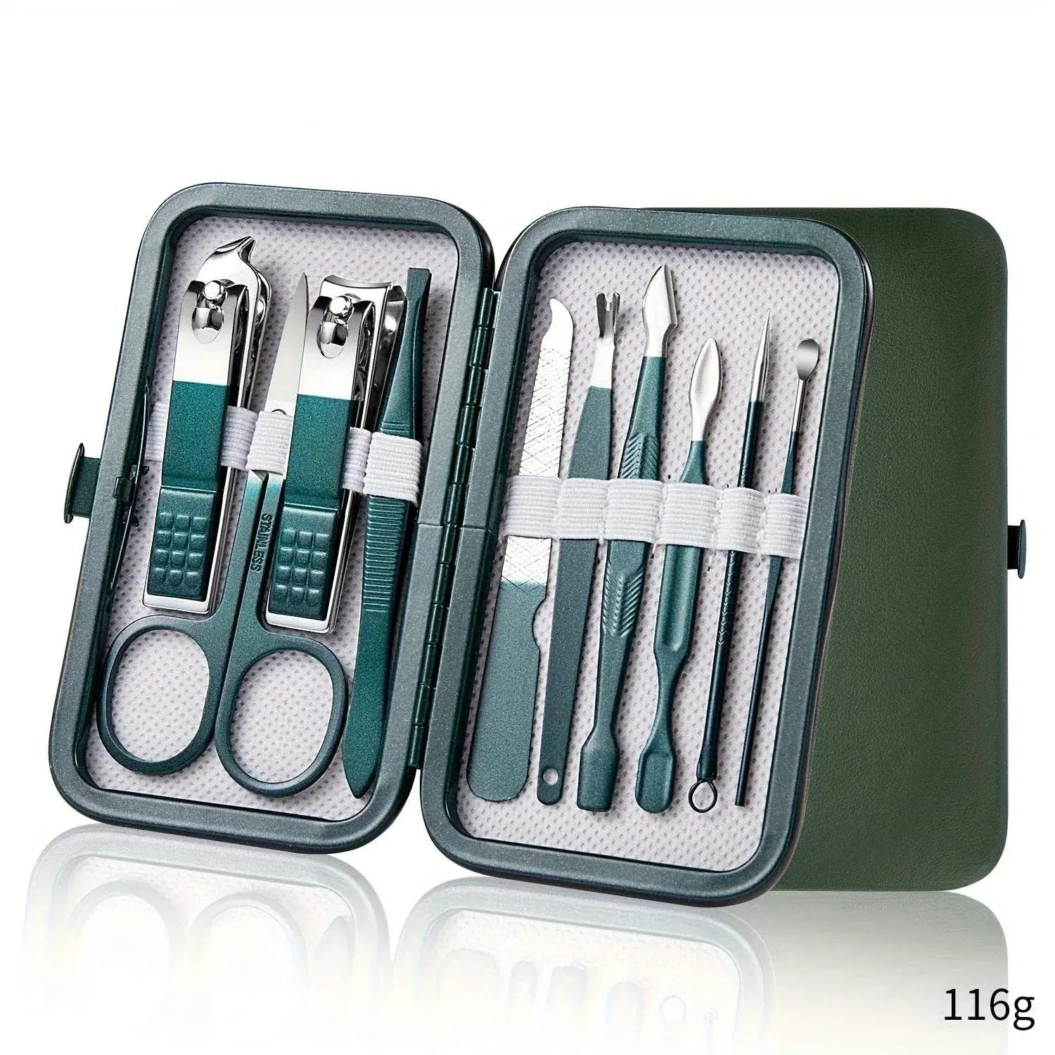 Professional Nail Care Kit - Manicure & Pedicure Set with Travel Case