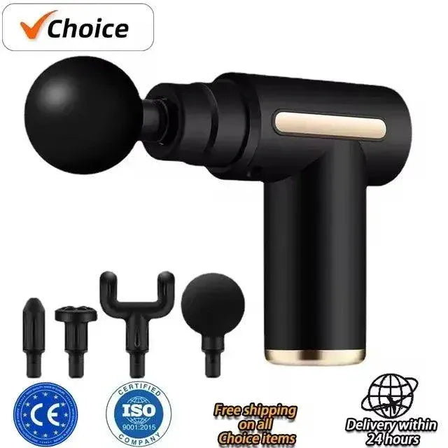 USB Mini Massage Gun by Teninoventures for portable muscle relief and deep tissue massage