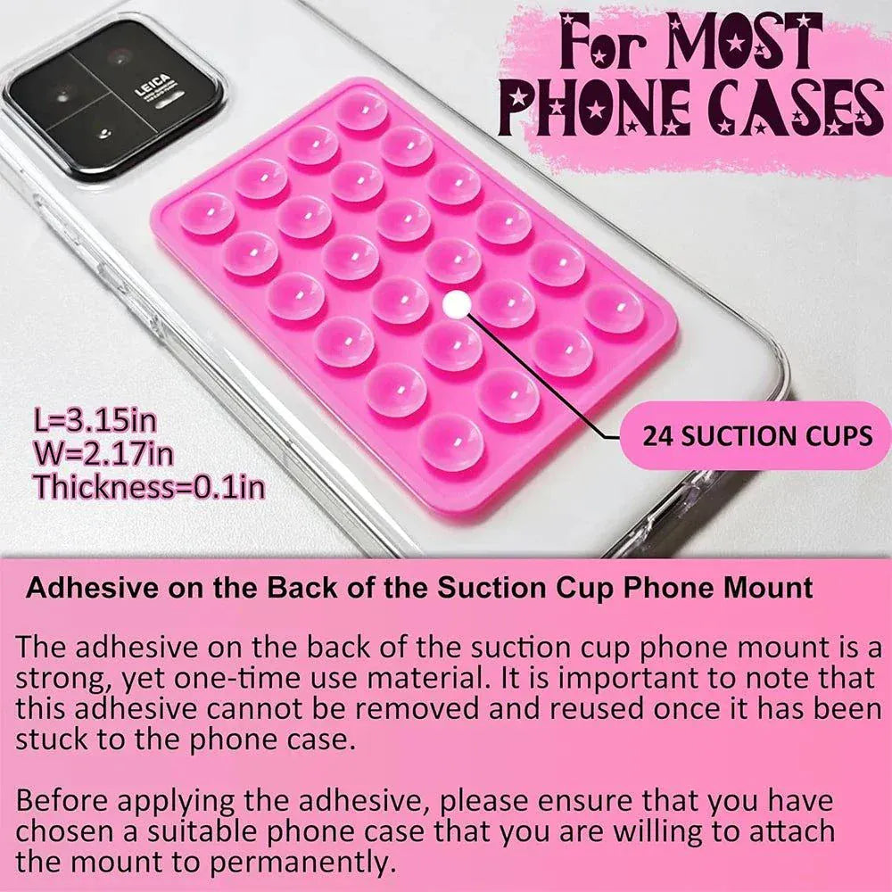 Silicone Suction Phone Case Mount