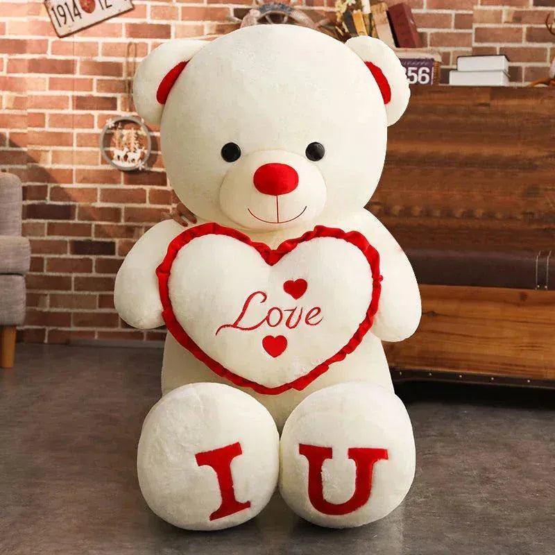 Valentine Day Gift: 80/100Cm Big LOVE Plush Toy Bear for lover Gifting
