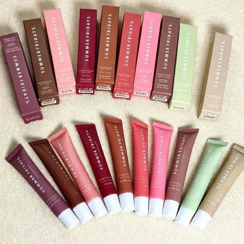 Summer Fridays Lip Balm Hydrating Vanilla Gloss with nourishing oils and glossy finish