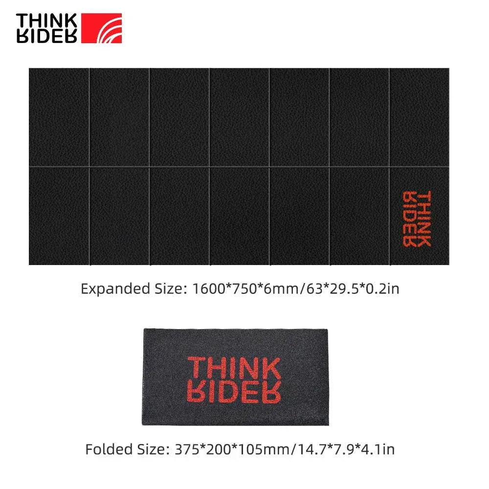 Thinkrider Training Mat - Durable Yoga Mat for Bike Trainer & Exercise