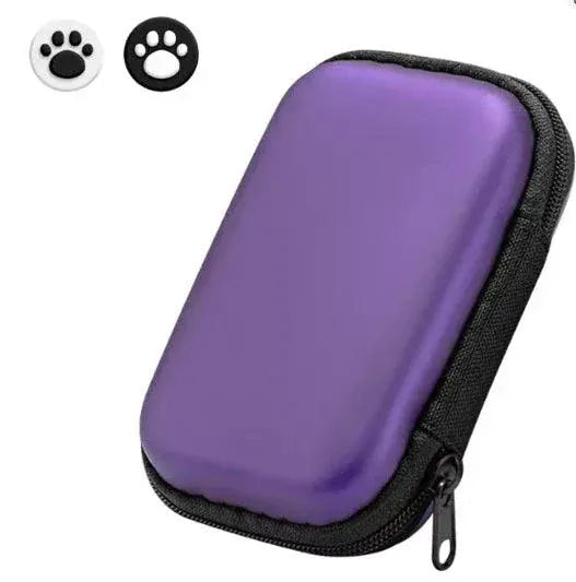 Polyester SD card case accessory bag for children gift in black, purple, and white colors