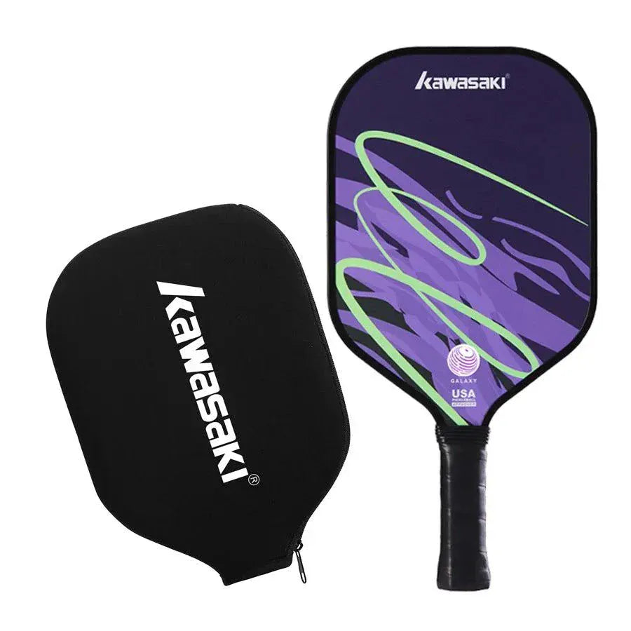 Kawasaki Pickleball Paddle Durable PP Honeycomb Core Fiberglass Surface Pickle Ball For Men Women Beginners