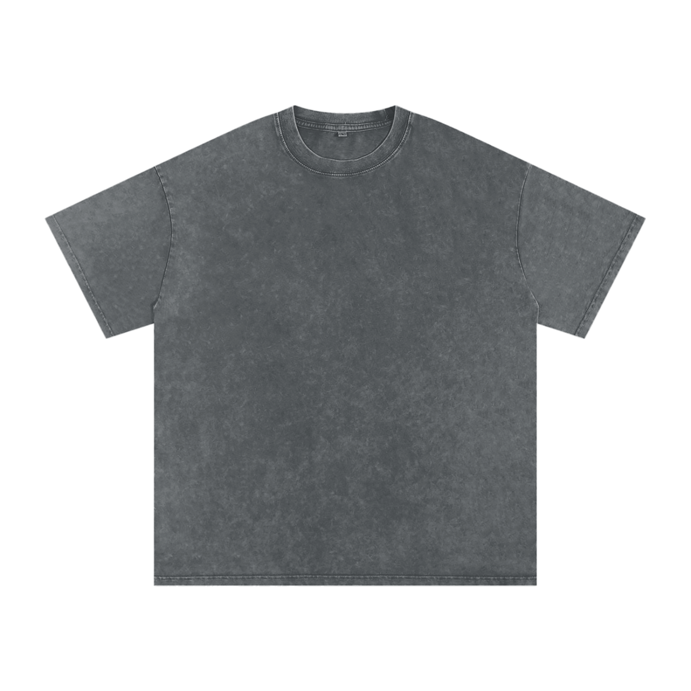Snow washed oversized cotton t-shirt in black by ODMPOD, featuring a relaxed fit and casual style.