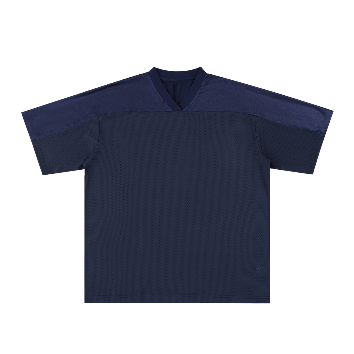 Oversized Mesh V-Neck Soccer Jersey