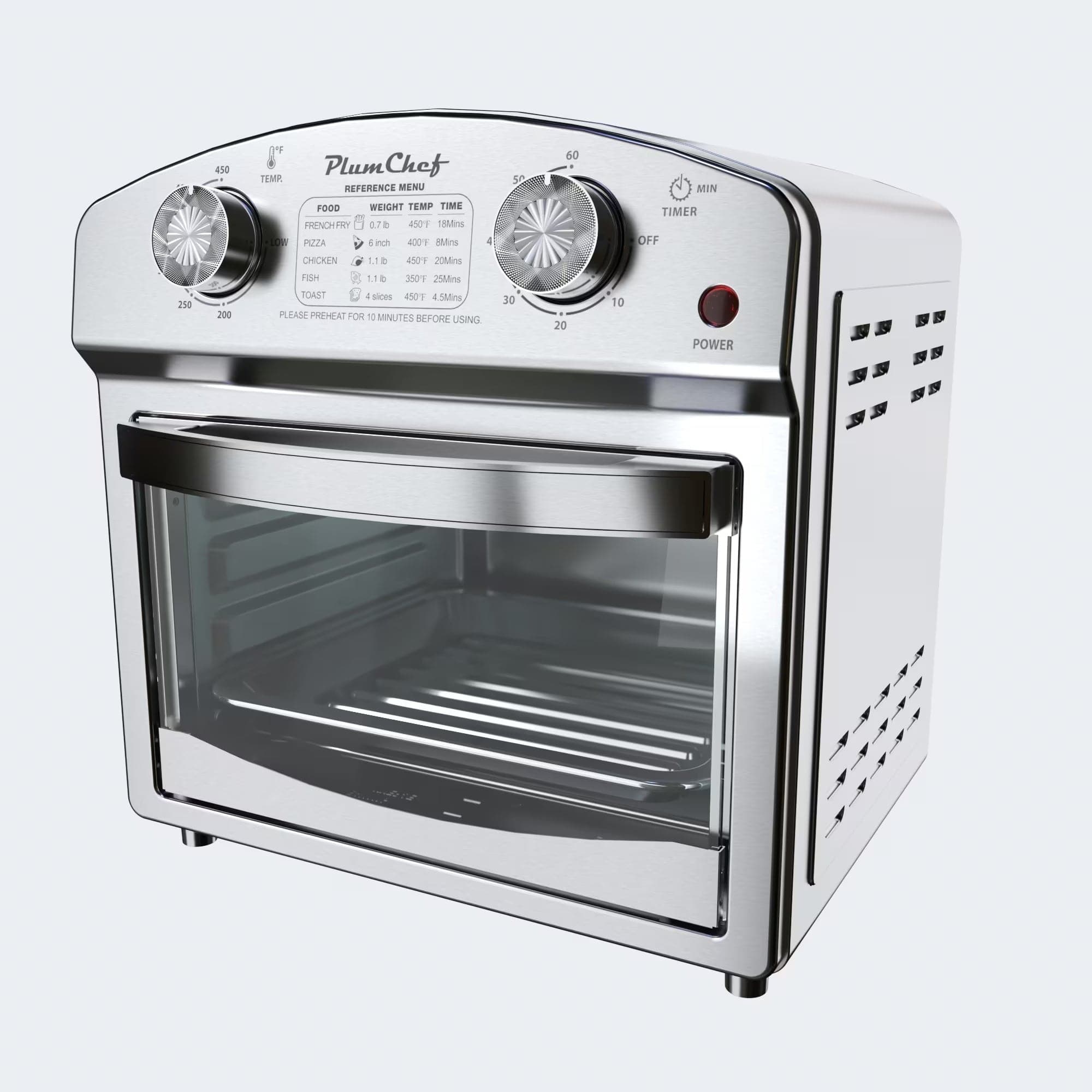 12-Liter Stainless Air Fryer