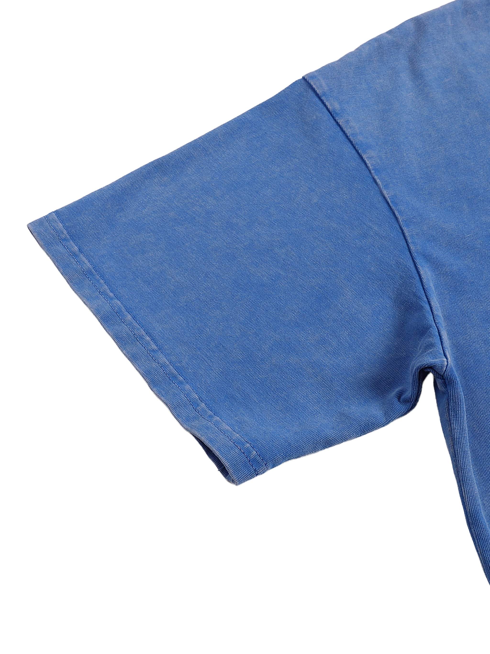 Snow washed oversized cotton t-shirt in black by ODMPOD, featuring a relaxed fit and casual style.