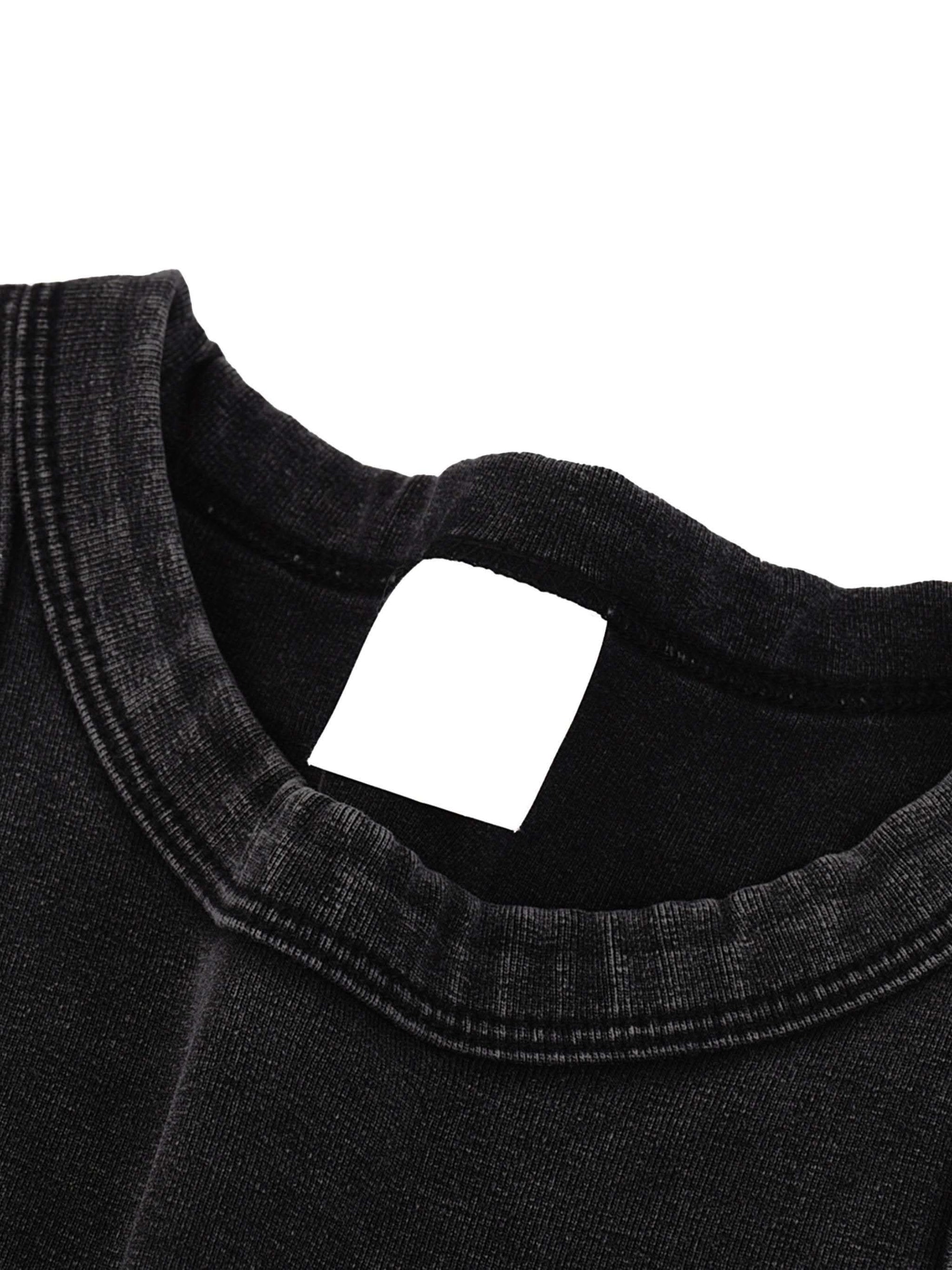 Snow Washed Crop Tank Top | Women’s Bodycon Cotton Streetwear Tank