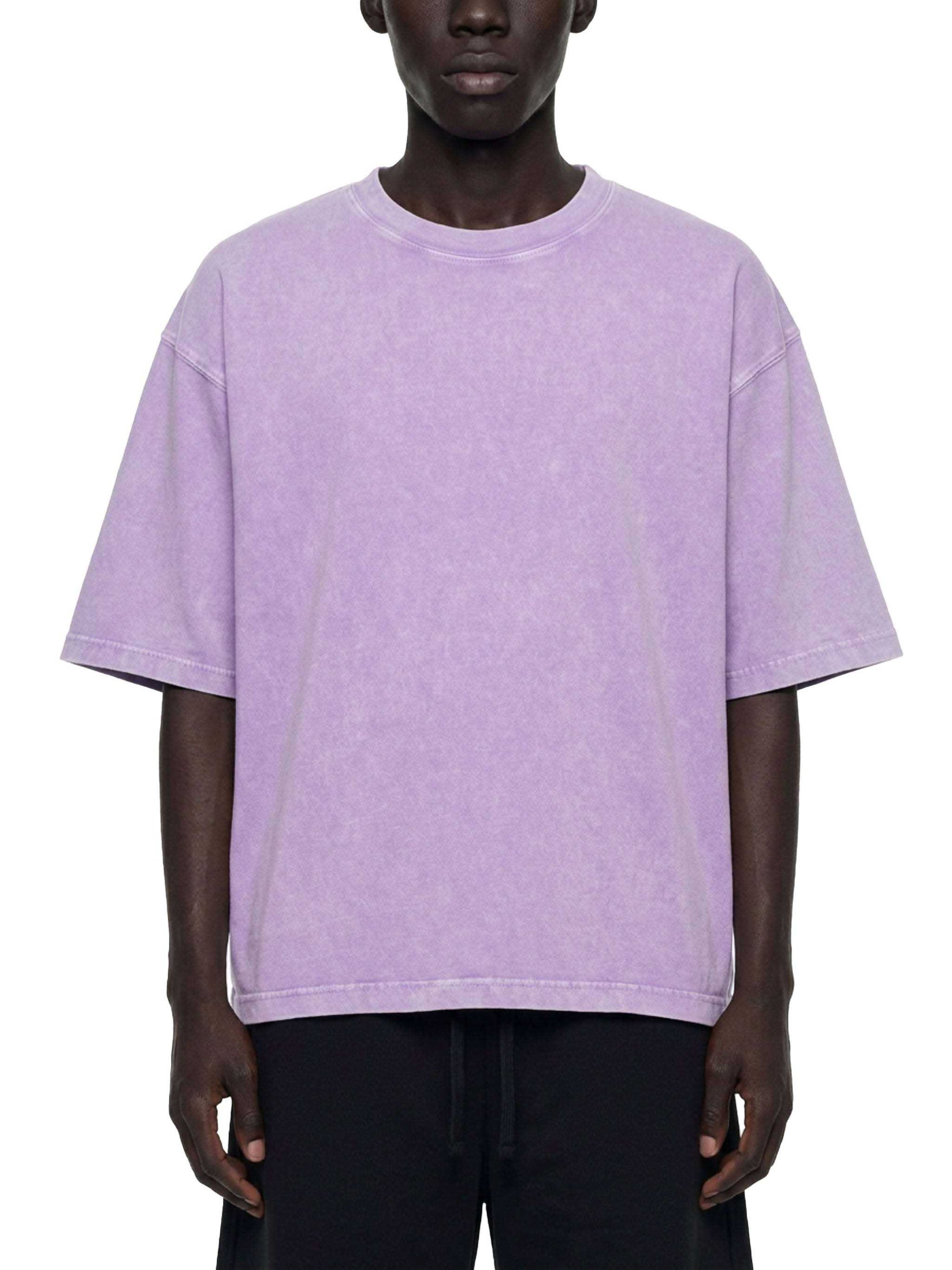 Mineral wash boxy cotton t-shirt with senior year 2027 graphic and retro design