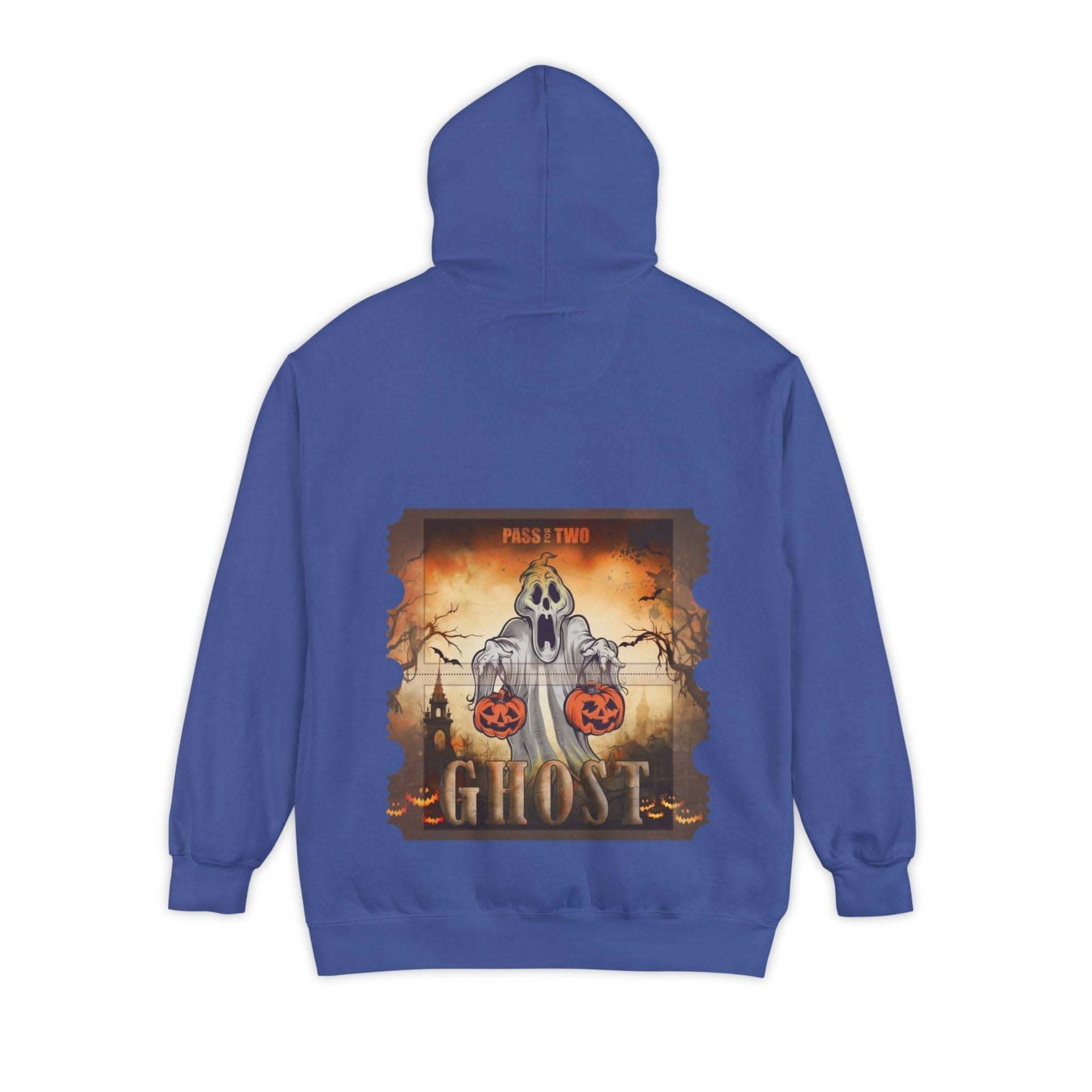 Vintage Halloween Ghost Movie Ticket Hoodie - TeninoVentures