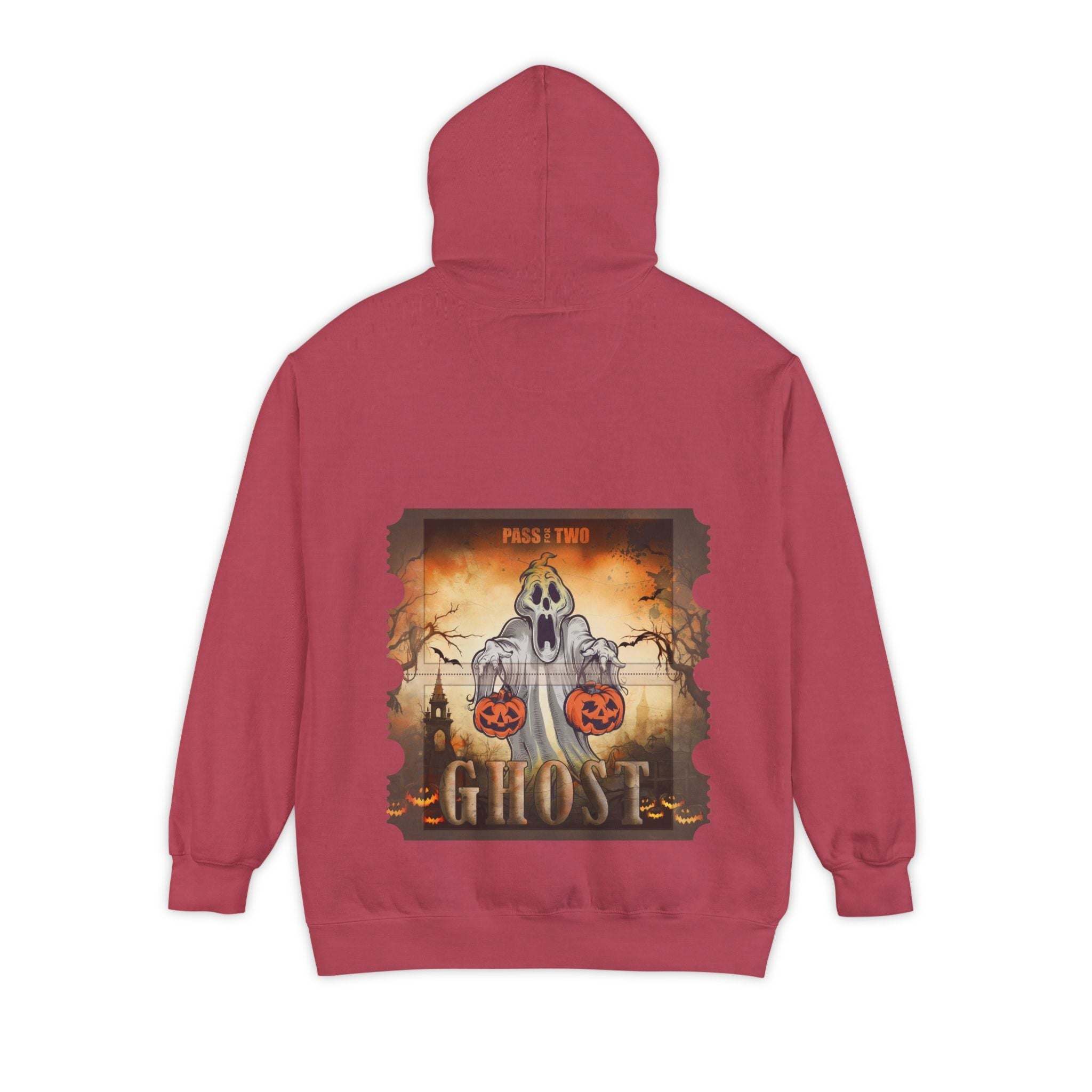 Vintage Halloween Ghost Movie Ticket Hoodie - TeninoVentures