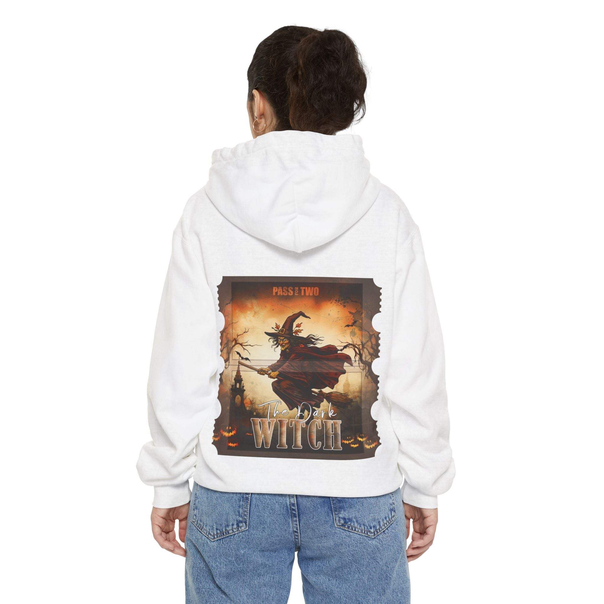 Vintage Halloween The Dark Witch Movie Ticket Hoodie - TeninoVentures