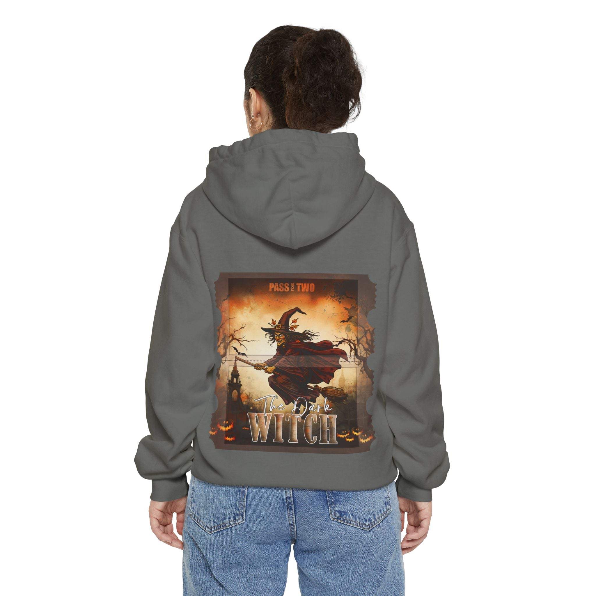 Vintage Halloween The Dark Witch Movie Ticket Hoodie - TeninoVentures